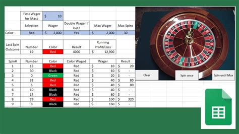 xl roulette|roulette simulator excel.